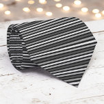 Black and Grey Color Stripes Necktie Krawatte<br><div class="desc">This eye-catching necktie features a vibrant color with bold stripes,  perfect for adding a pop of energy to any outfit. Whether it's for a special occasion or everyday wear,  this stylish accessory is sure to make a statement.</div>