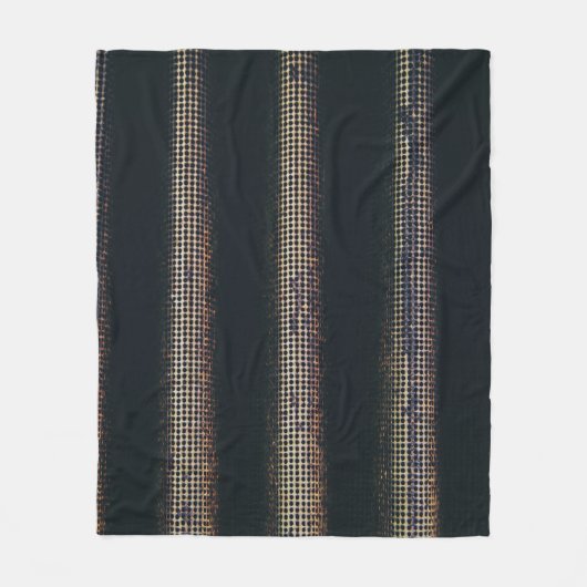 Black and grey textile fleecedecke (Vorderseite)