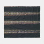 Black and grey textile fleecedecke (Vorderseite (Horizontal))