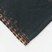 Black and grey textile fleecedecke (Ecke)