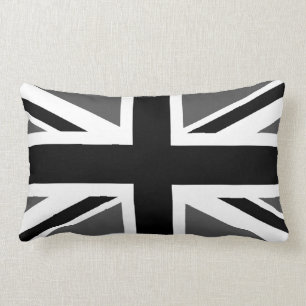 Black and Grey Union Jack Lendenkissen