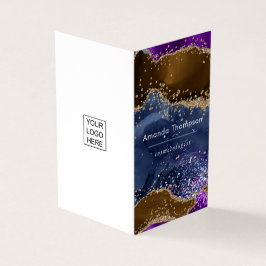 Black and Neon Brush Schlaganfälle Business Card Visitenkarten