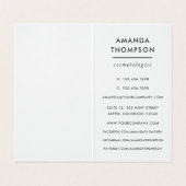 Black and Neon Brush Schlaganfälle Business Card Visitenkarten (Innenseite Aufgefaltet)