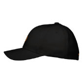 Black and Orange LAF Hat Bestickte Baseballkappe (Links)