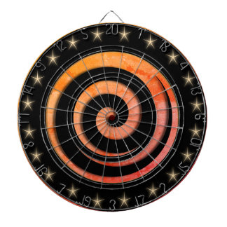 Black and Orange Regulation Dart Board Dartscheibe