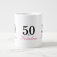 Black and Pink 50 und Fabulous 50. Geburtstag