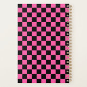Black and pink checkerboard pattern planer (Rückseite)