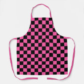 Black and pink checkerboard pattern schürze (Vorderseite)