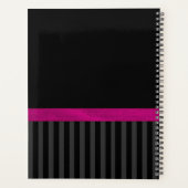 Black and Pink Makeup Business Planer (Rückseite)