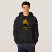 Black and Proud – Afro Queen Art Hoodie (Vorne ganz)