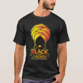 Black and Proud – Afro Queen Art T-Shirt (Vorderseite)