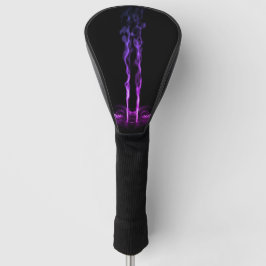 Black and Purple Dragon Smoke Golf Headcover