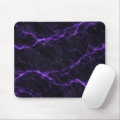 Black and Purple Marble Mouse Pad Mousepad (Mit Mouse)