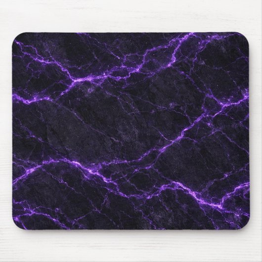 Black and Purple Marble Mouse Pad Mousepad (Vorne)