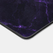 Black and Purple Marble Mouse Pad Schreibtischunterlage (Ecke)