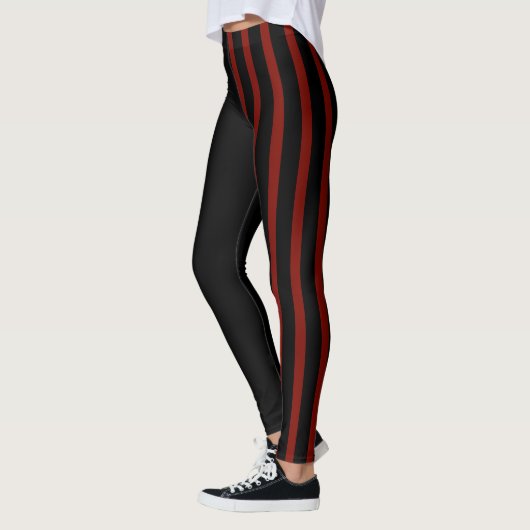 Black and Red Jester Leggings (Links)