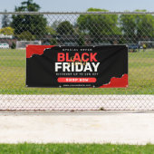 Black and Red Simple Black Friday Sale Banner (Insitu)