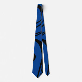 Black and Royal Blue Business Neck Krawatte