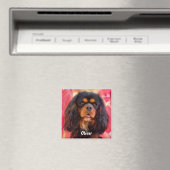 Black and Tan Cavalier King Charles Spaniel Dog Magnet (In Situ (Geschirrspüler))
