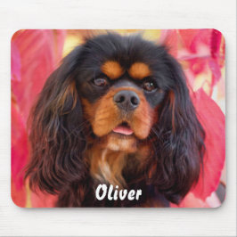 Black and Tan Cavalier King Charles Spaniel Dog Mousepad