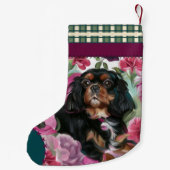 Black and Tan Cavalier Weihnachtszeit Strumpf Scha Kleiner Weihnachtsstrumpf (Rückseite)