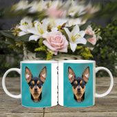 Black and Tan Chihuahua Dog Kaffeetasse