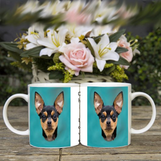 Black and Tan Chihuahua Dog Kaffeetasse