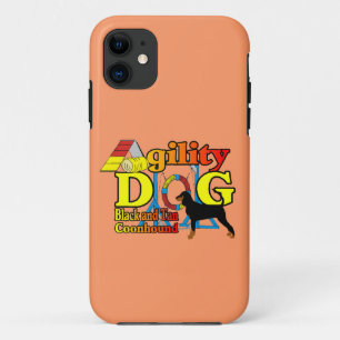 Black and Tan Coonhound Agility Case-Mate iPhone Hülle