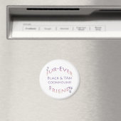 Black and Tan Coonhound Furever Magnet (In Situ (Geschirrspüler))