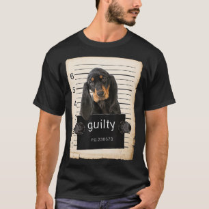 Black and Tan Coonhound Hund Tasse erschossen TShi T-Shirt