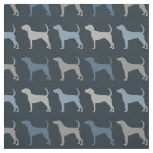 Black and Tan Coonhound Stoff (Muster)