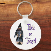 Black and Tan Coonhound Trick Schlüsselanhänger (Vorderseite)