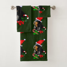Black and Tan Coonhound Weihnachten