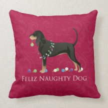 Black and Tan Coonhound Weihnachten