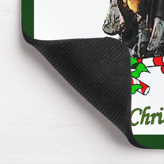 Black and Tan Coonhound Weihnachtsgeschenke Mousepad (Ecke)