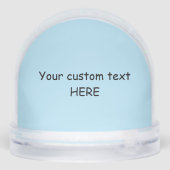 BLACK AND TAN DACHSHUND SNOW GLOBE SCHNEEKUGELN (Rückseite)