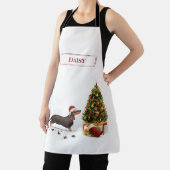 Black and Tan Dackel Funny Christmas Dog Schürze (InSitu)