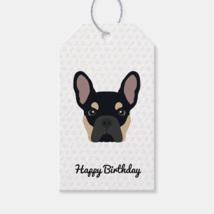 Black and Tan French Bulldog Geschenkanhänger