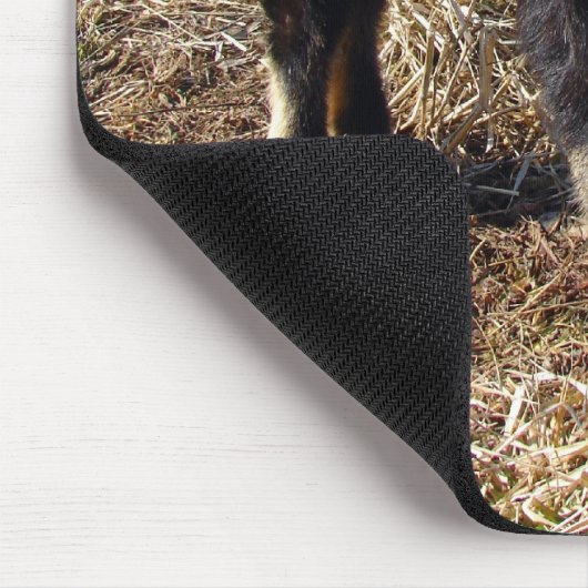 Black and Tan Kid Mousepad (Ecke)