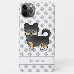 Black and Tan Long Coat Chihuahua Niedlicher Hund Case-Mate iPhone Hülle