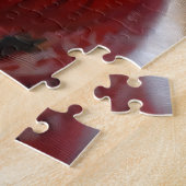 Black and Tan Shiba Inu Weihnachten Puzzle (Seite)