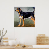 Black and Tan Virginia Foxhound Dog Poster (Küche)