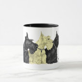 Black and Wheaten Scotties Tasse (Zentrum)