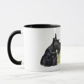 Black and Wheaten Scotties Tasse (Links)