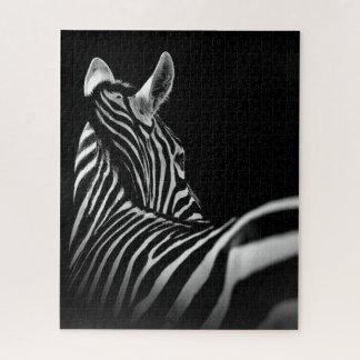 black and whit zebra puzzle