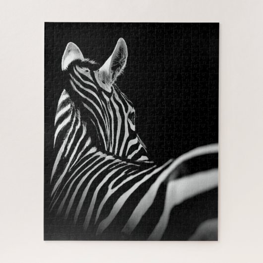 black and whit zebra puzzle (Vertikal)