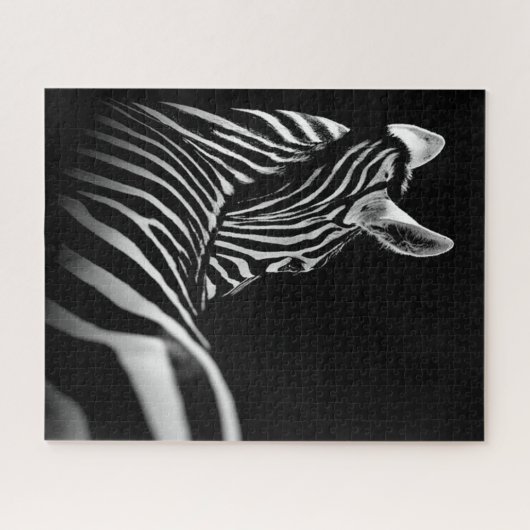 black and whit zebra puzzle (Horizontal)