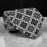 Black and White Abstract Custom Necktie Krawatte<br><div class="desc">A timeless and versatile accessory, this custom necktie features a classic black and white pattern. Perfect for adding a touch of sophistication to any outfit, whether it's for a formal event, a business meeting, or simply to elevate your everyday look. The crisp stripes create a stylish and refined appearance, making...</div>