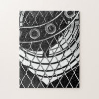 Black and White Abstract Geometric Photo