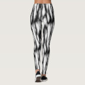 Black and White abstract Leggings (Rückseite)
